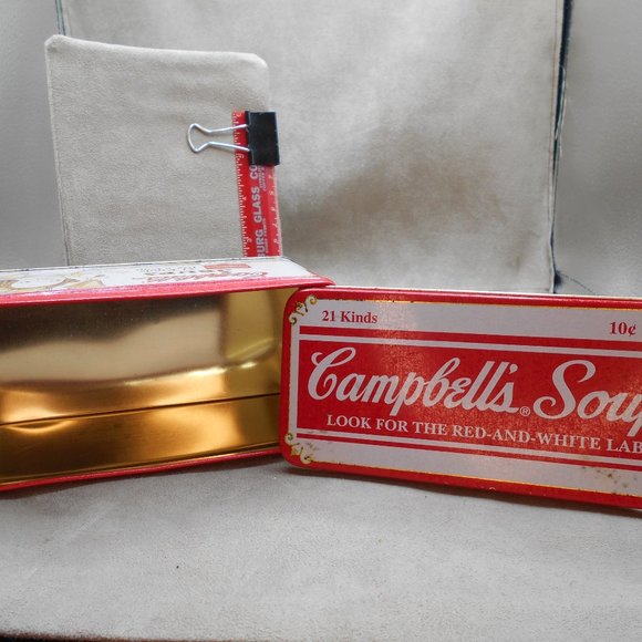 1996 Campbell's Soup Girl w/Bell Collectible Tin Bristolware - Picture 5 of 6